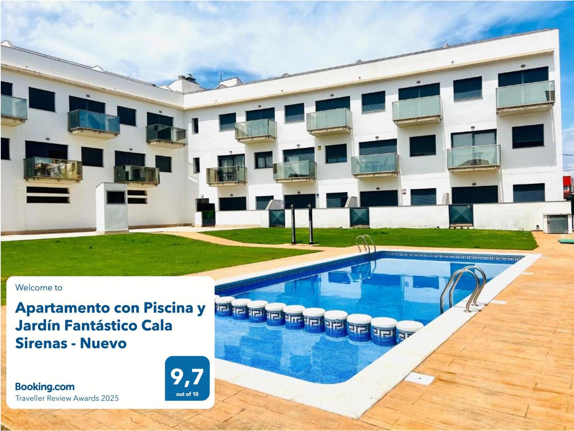 Apartamento Con Piscina Y Jardin Fantastico Cala Sirenas - Nuevo Miami Playa Luaran gambar